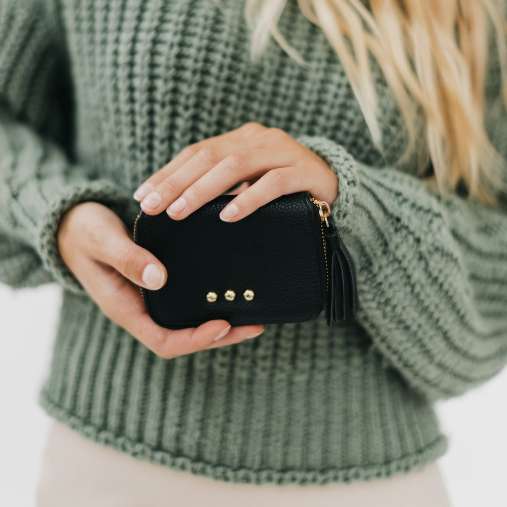 The Ava Accordion Zip Around Wallet