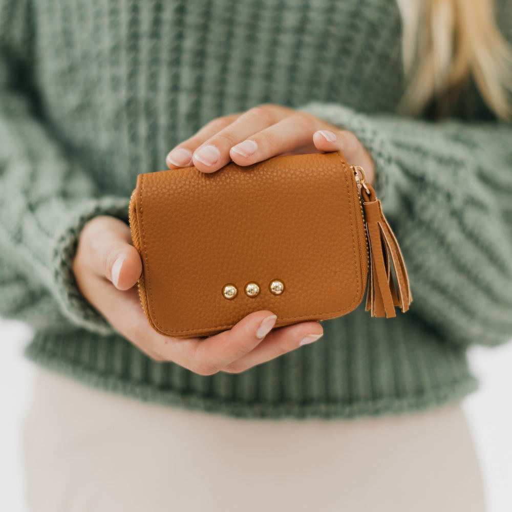 The Ava Accordion Zip Around Wallet