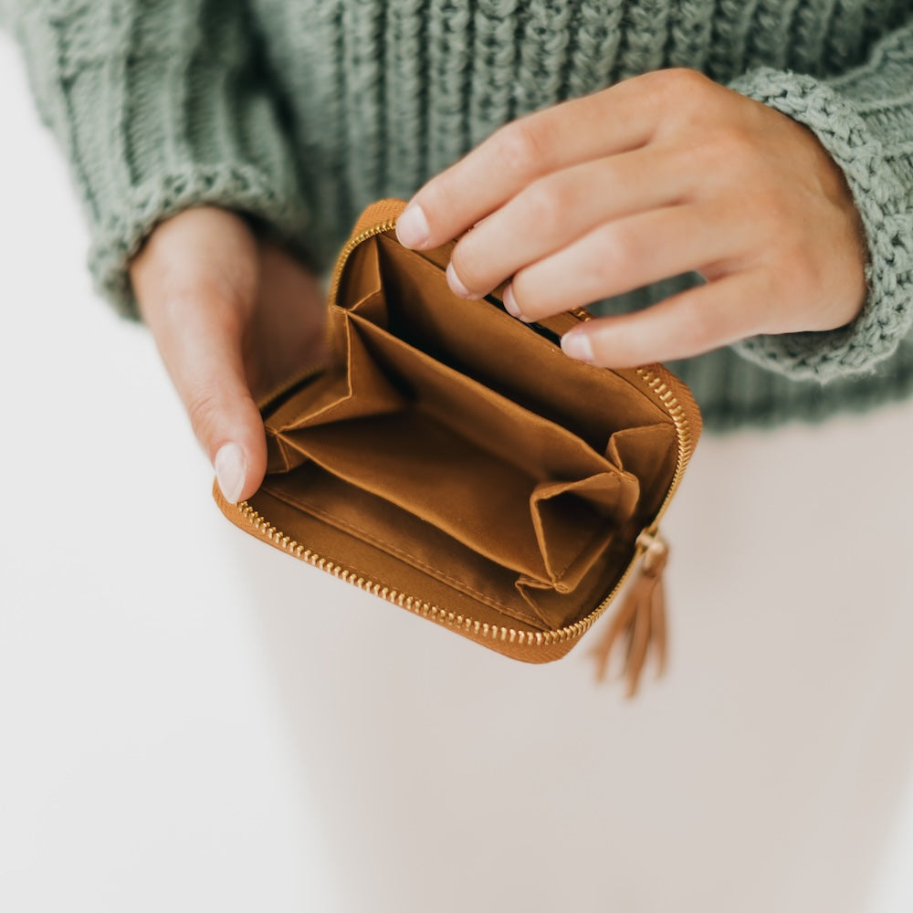 The Ava Accordion Zip Around Wallet