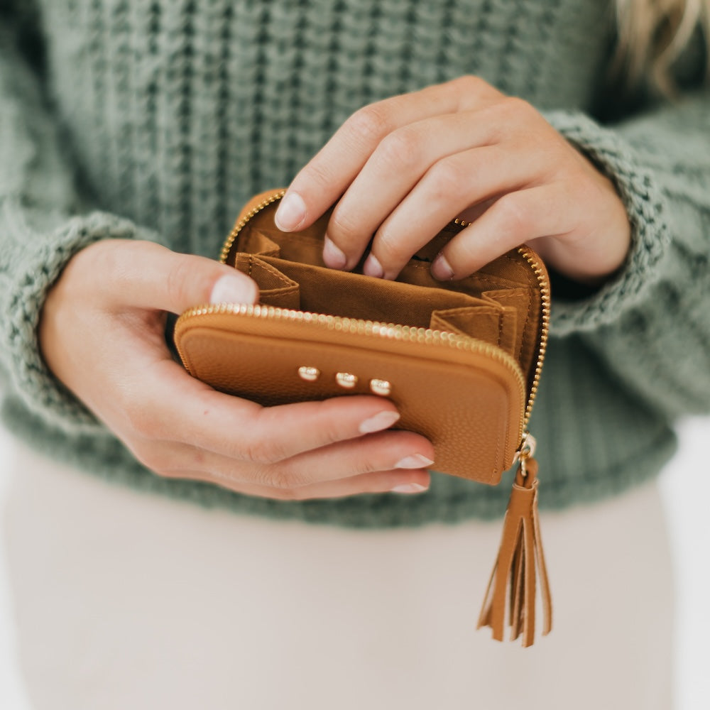 The Ava Accordion Zip Around Wallet