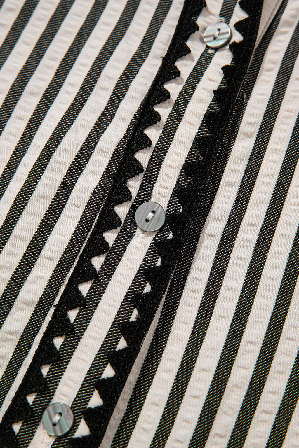 The Hallie Stripe Scallop Maxi Dress