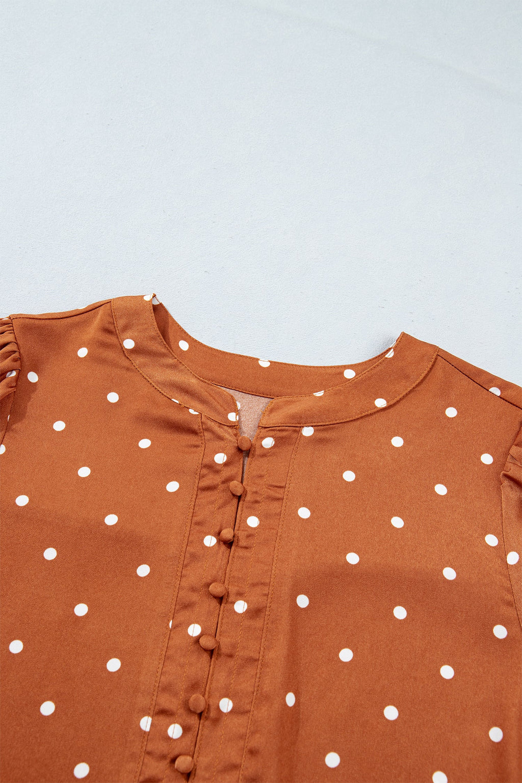 The Autumn Polka Dot Blouse