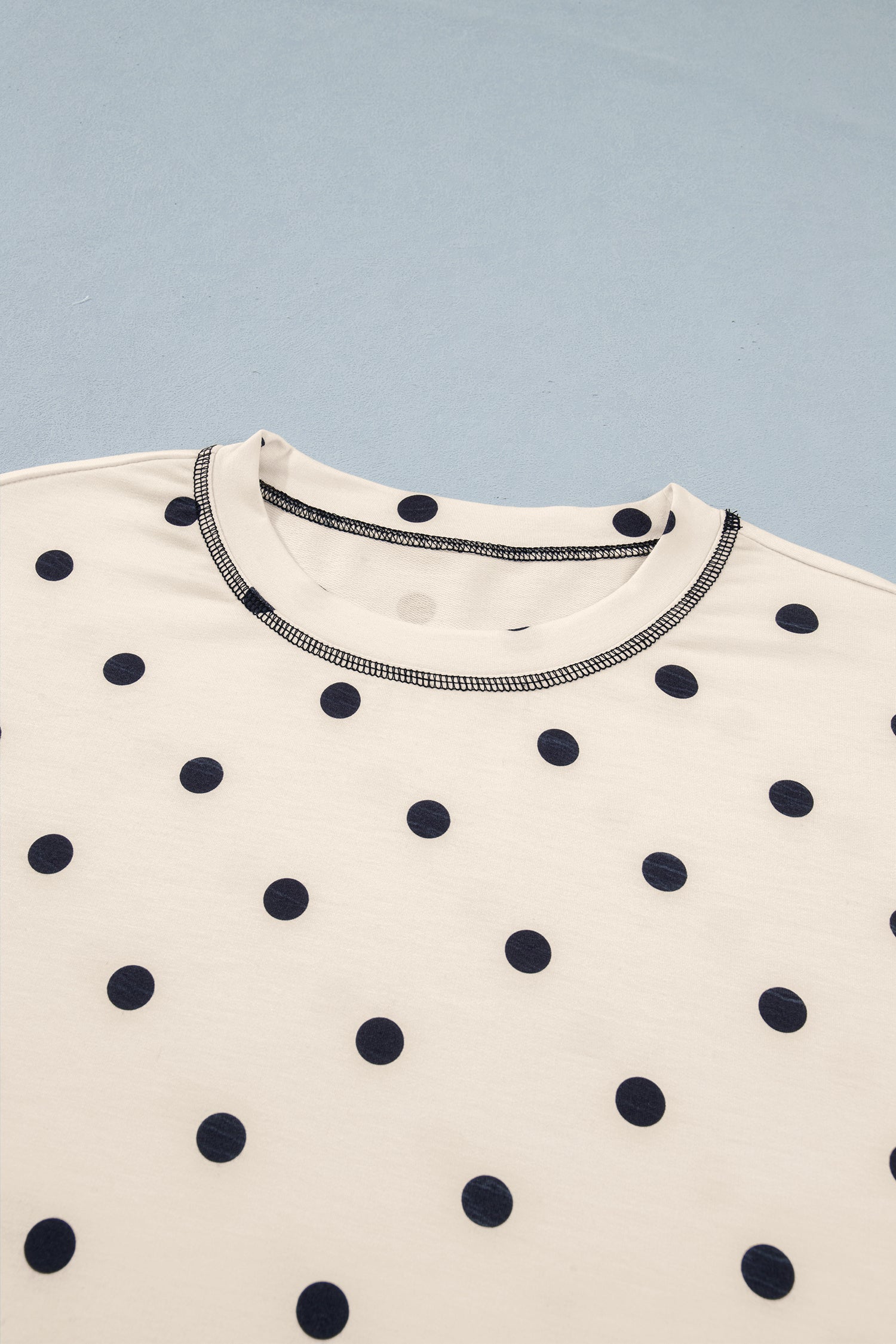 The Dottie Polka Dot Loose Tee & Drawstring Shorts Set