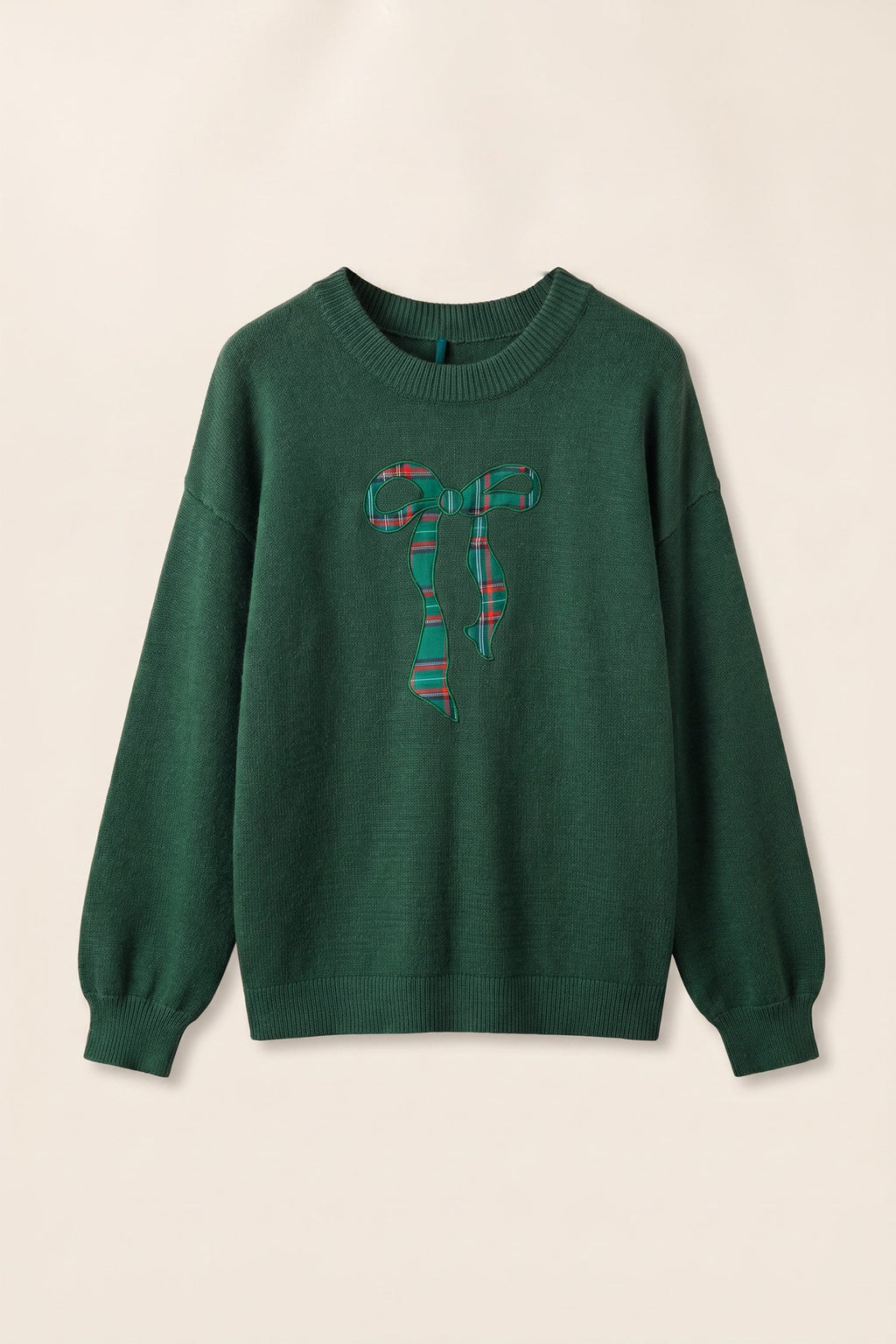 The Holiday Glow Bow Tie Back Sweater