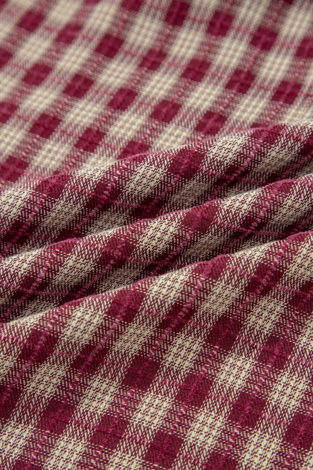 The Maisie Plaid Pleated Blouse