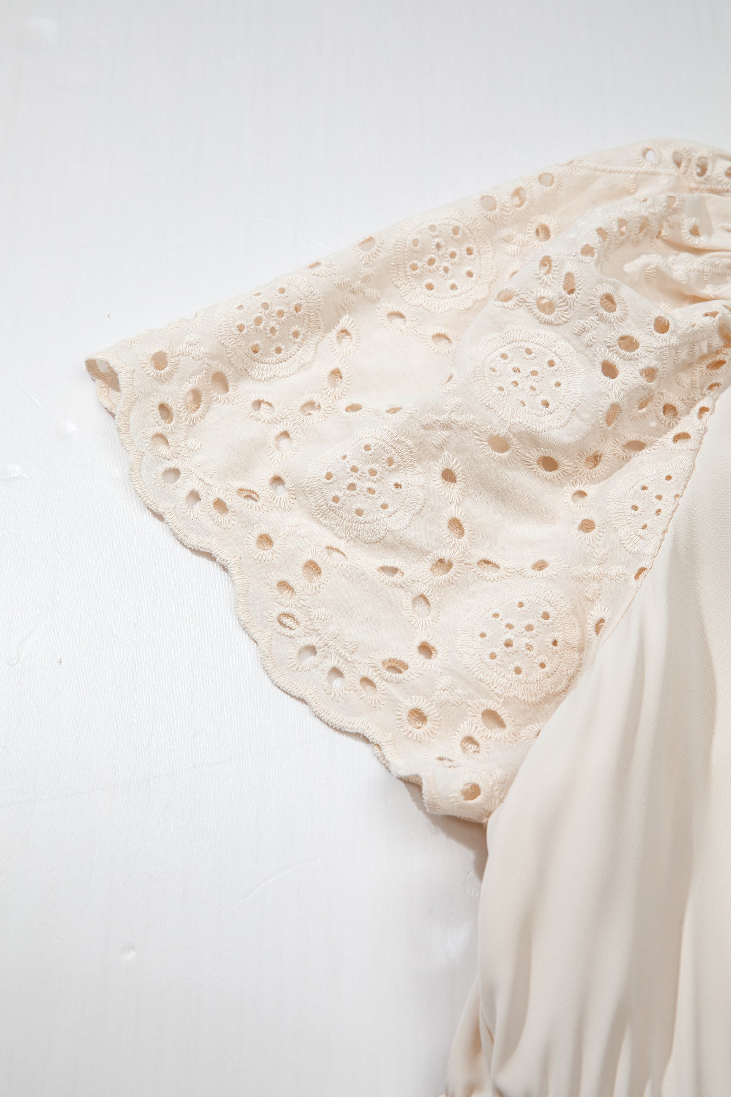 The Genevieve Embroidered Eyelet Maxi Dress