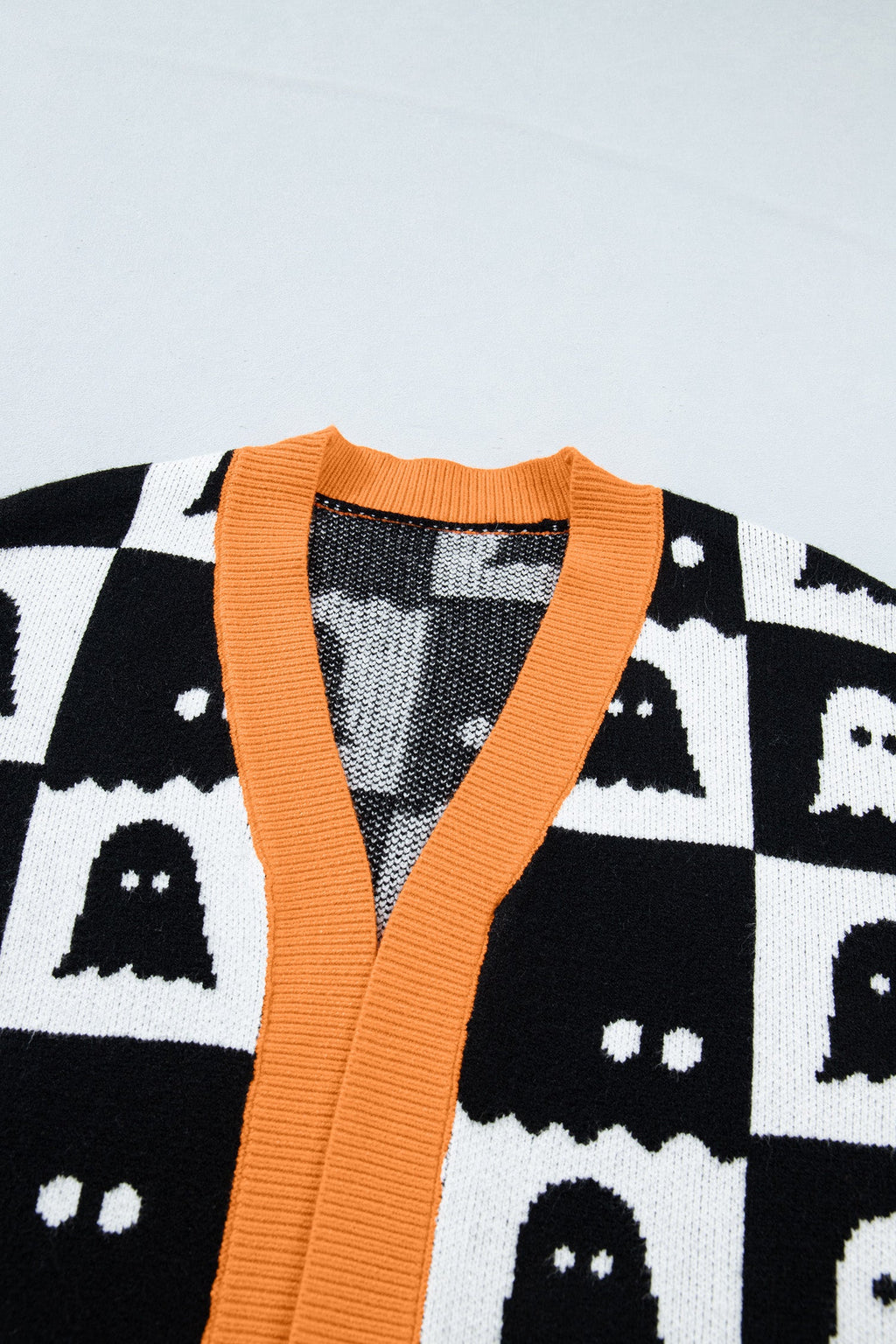 The Hattie Halloween Ghost Knit Cardigan