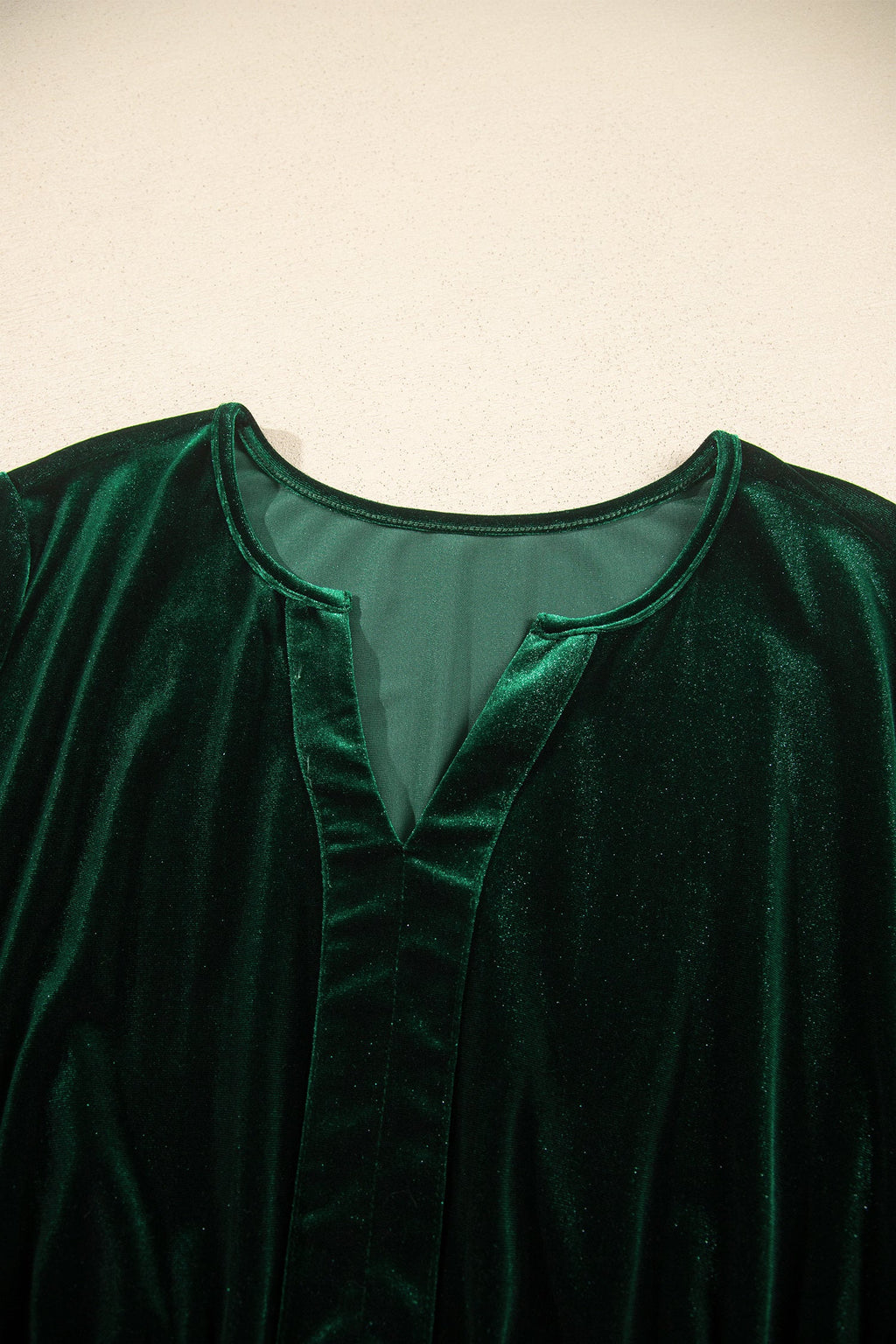 The Frosted Evergreen Velvet Maxi Dress