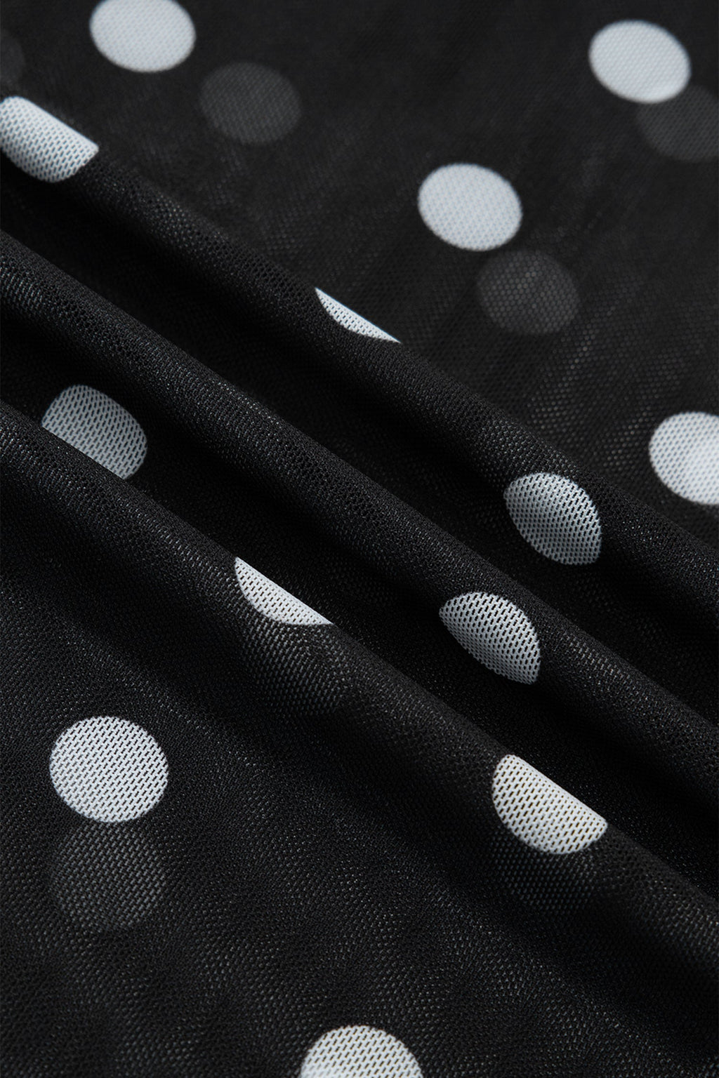 The Millie Polka Dot Mesh Top