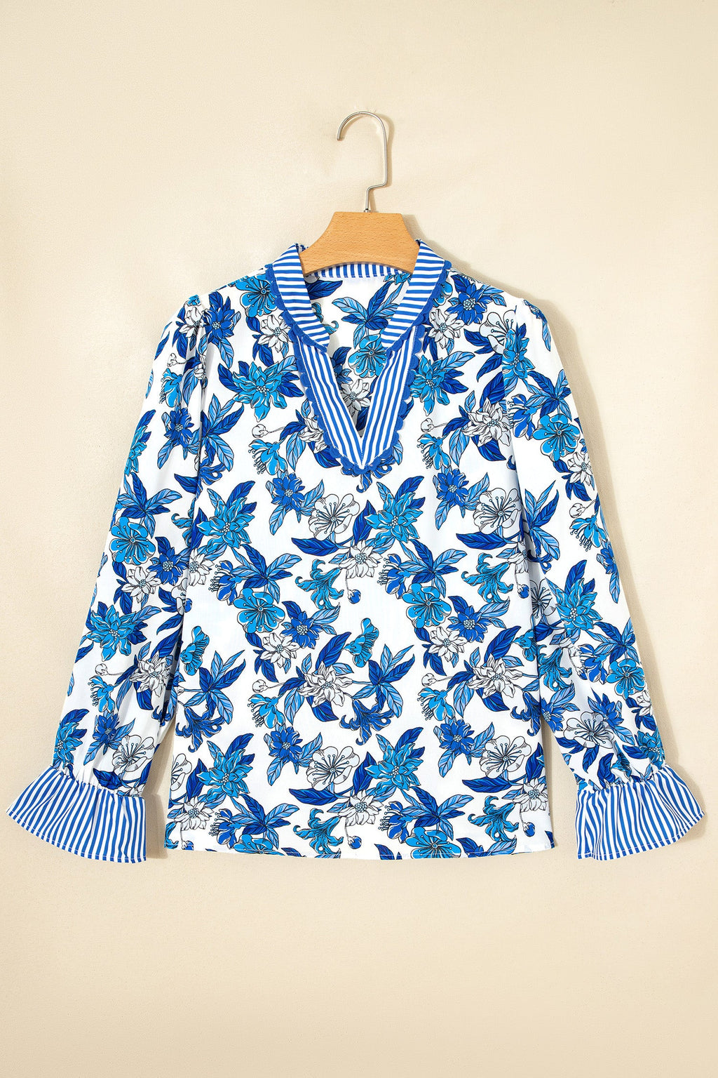 The Isabella Floral Stripe Blouse