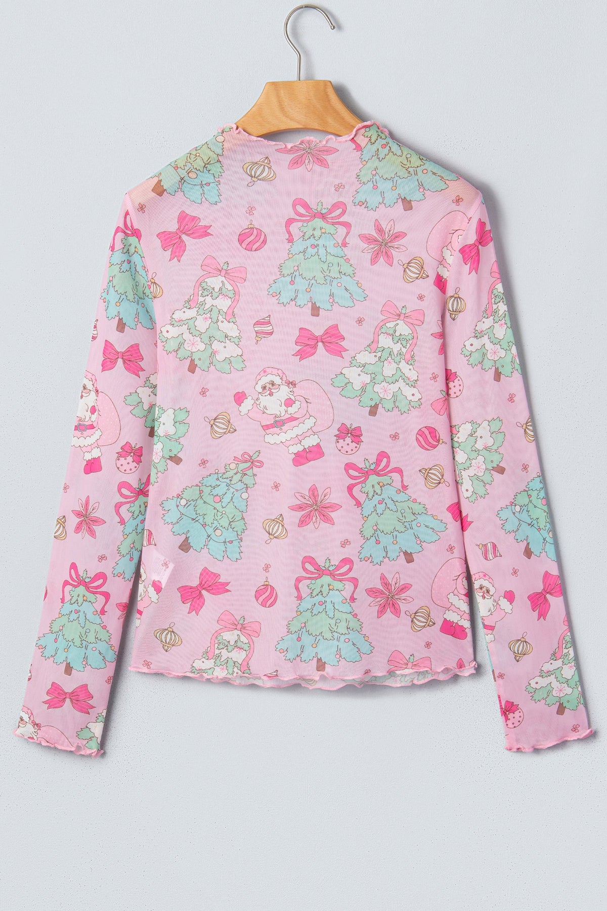 The Sugarplum Christmas Mesh Top