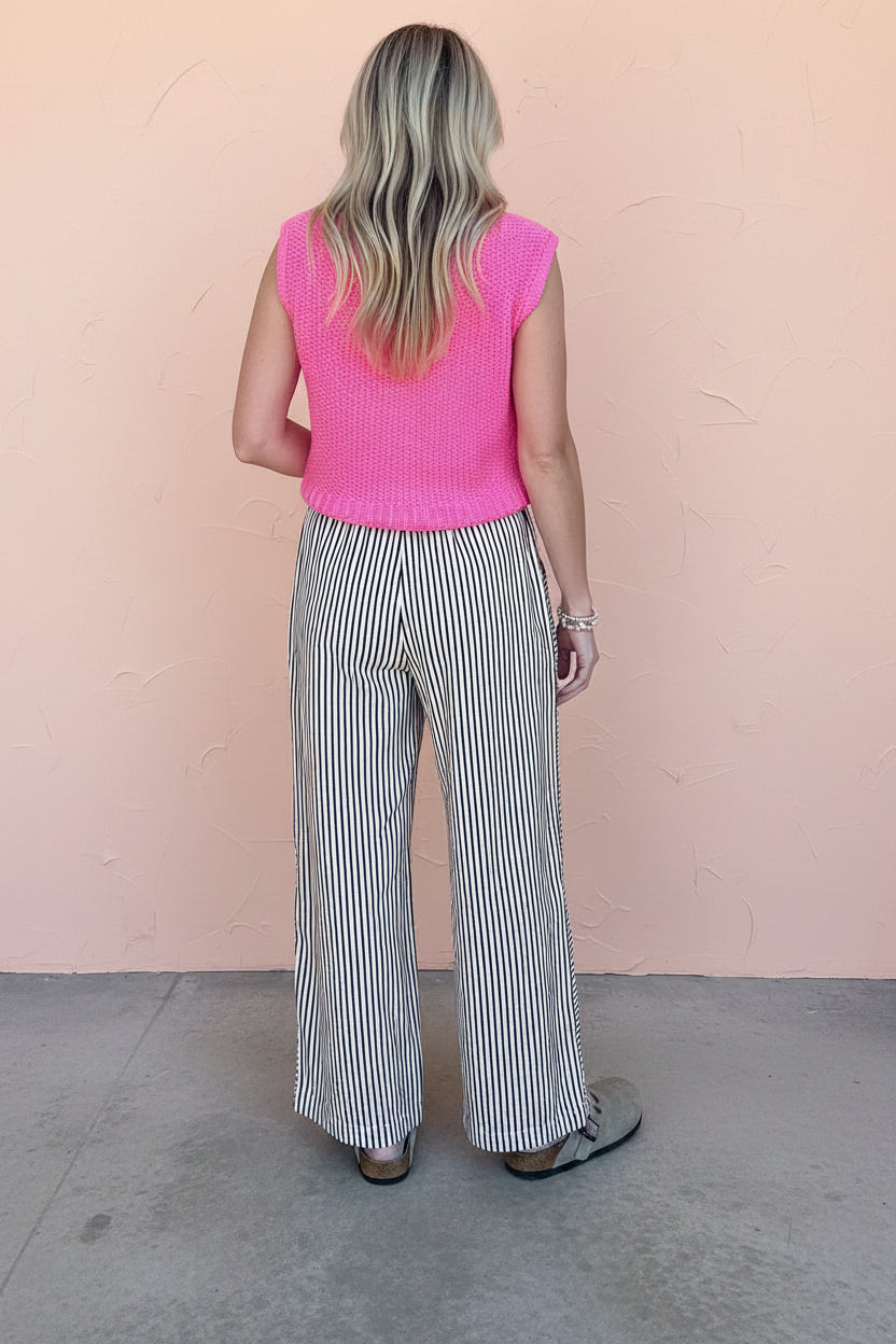 The Lucy Stripe Drawstring Pants