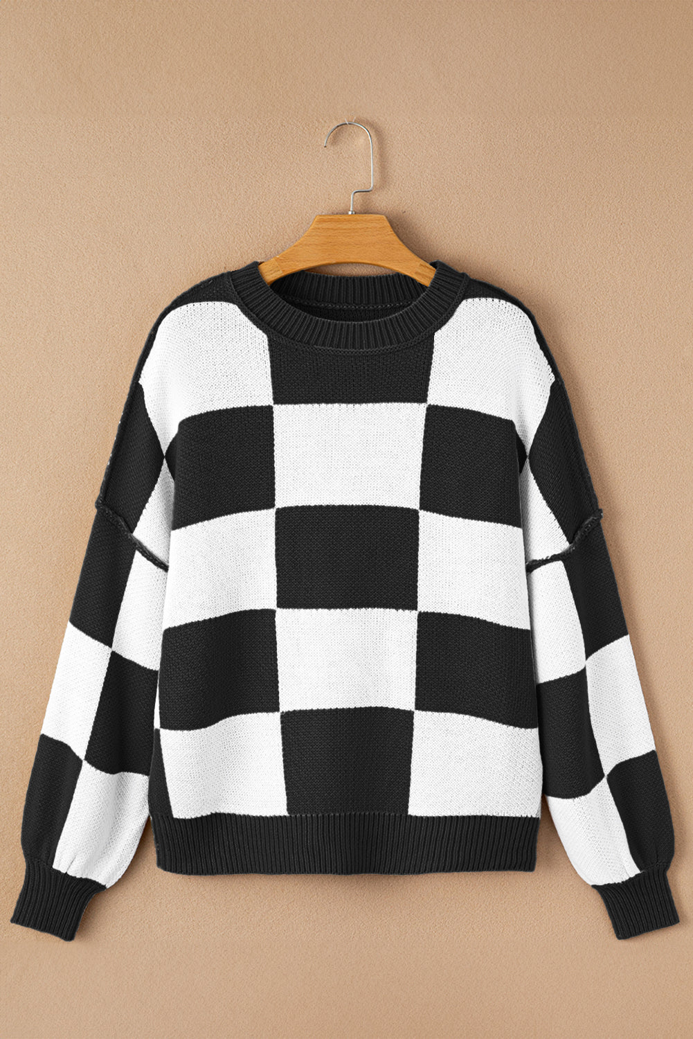 The Collins Checker Sweater
