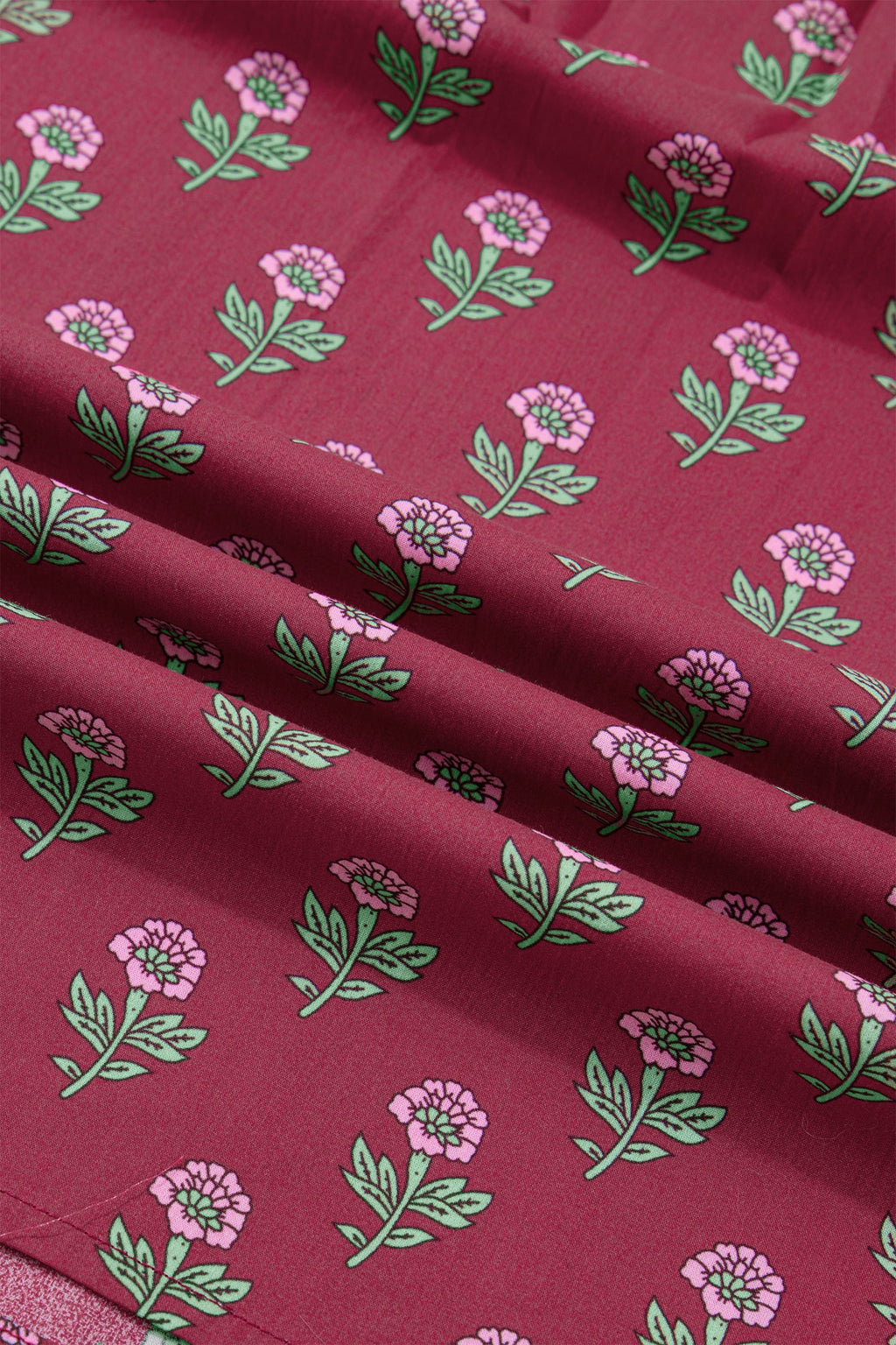 The Marlowe Floral Contrast Blouse