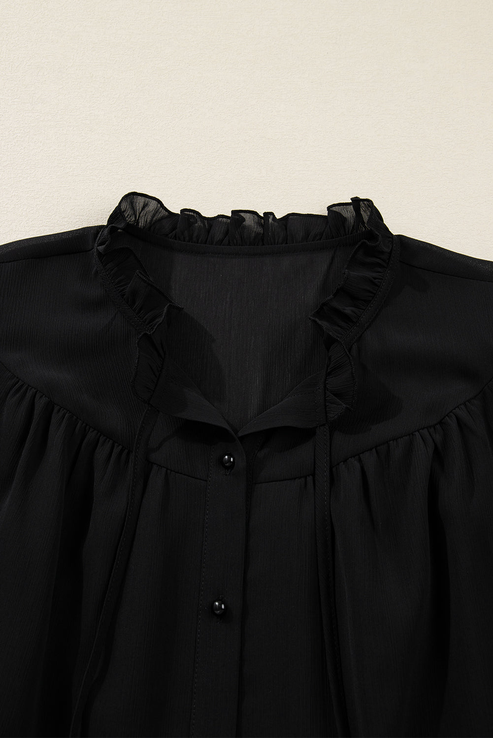 The Mila Ruffle Chiffon Shirt