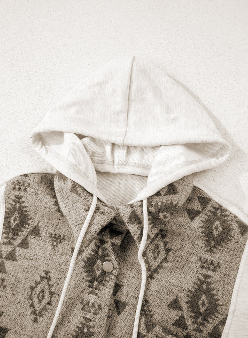 The Willa Western Aztec Hooded Shacket