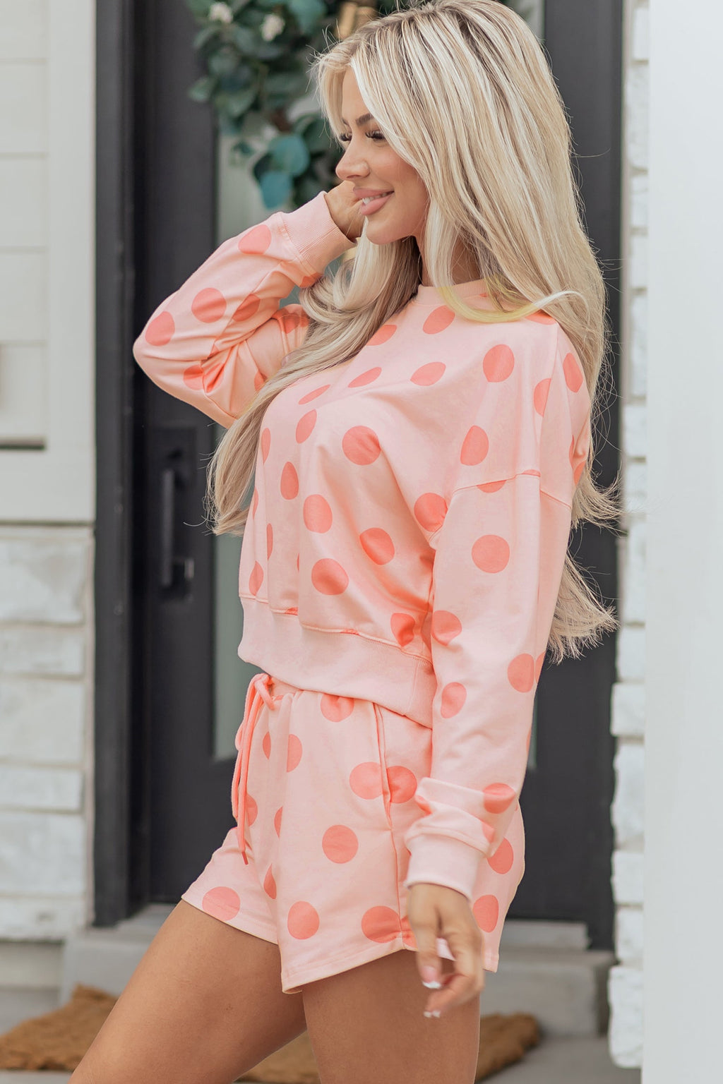The Presley Polka Dot Lounge Set