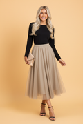 The Hadley Tulle Mesh Skirt
