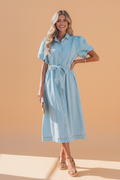 The Weslynn Denim Midi Dress