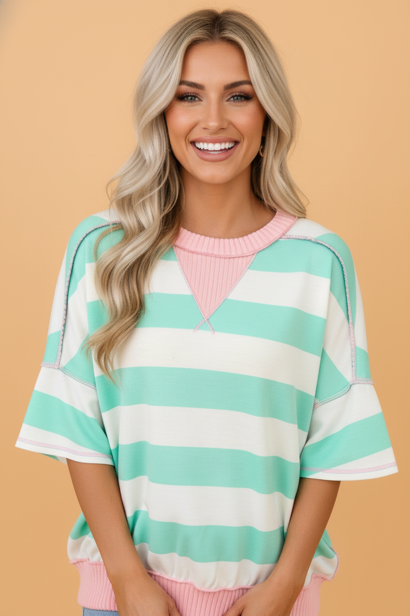 The Talia Stripe Tee