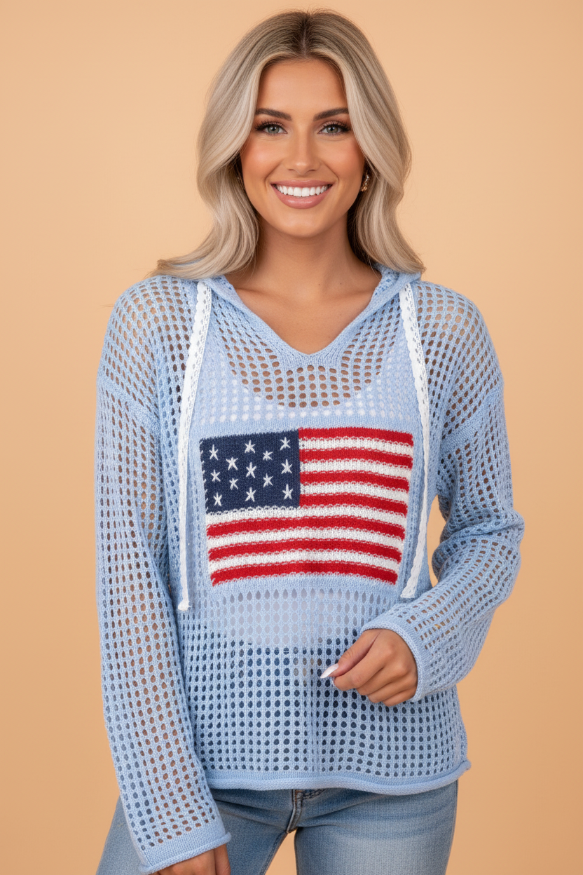 The Reagan Americana Knit Hoodie