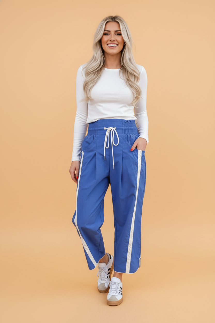 The Rory Stripe Drawstring Pants