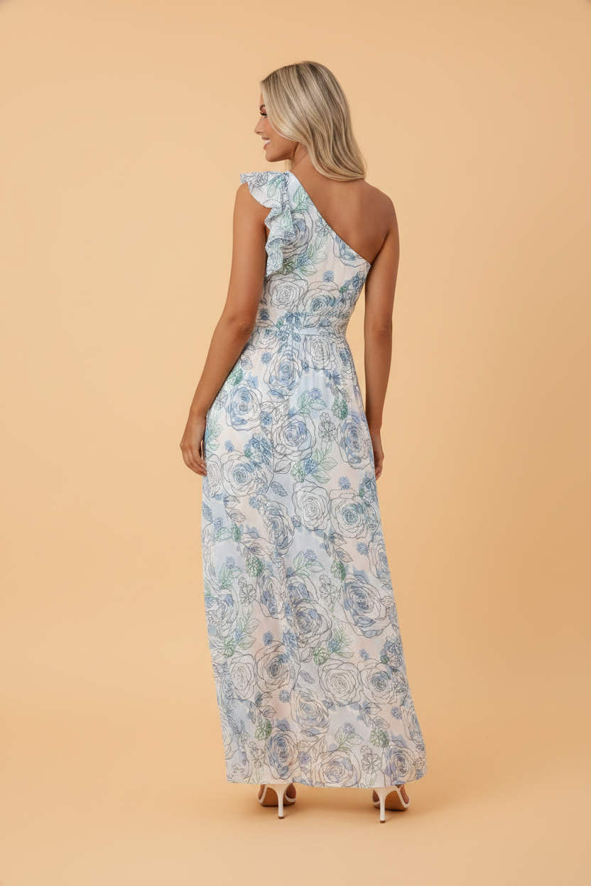 The Bella Bleu Maxi Dress