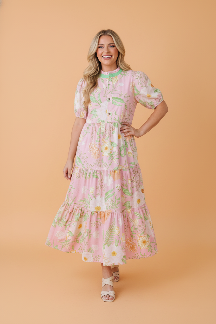 The Makenzie Floral Maxi Dress