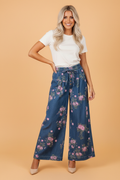 The Amelia Floral Denim Jeans
