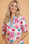 The Gracelyn Floral Blouse