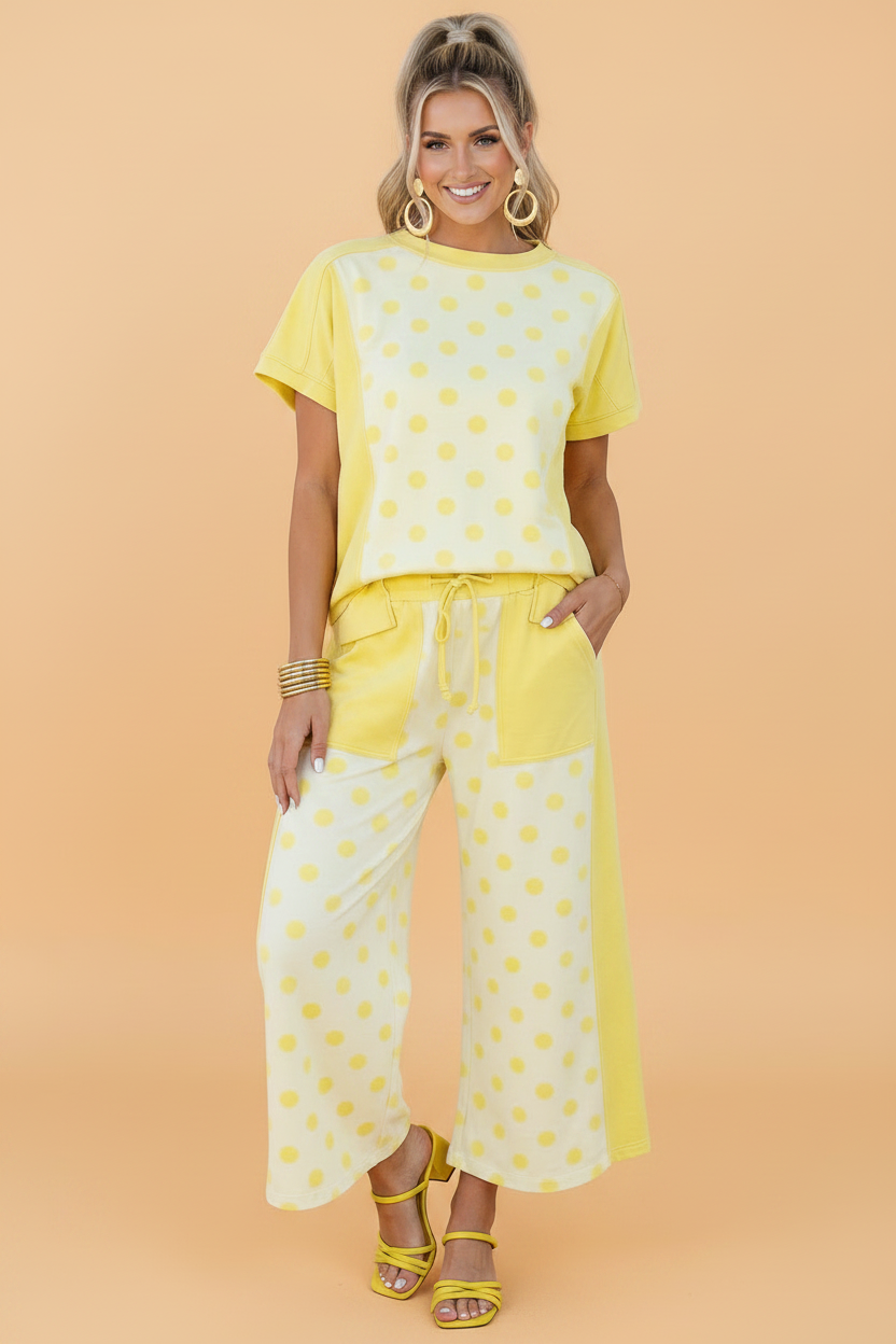 The Tinsley Polka Dot Lounge Set