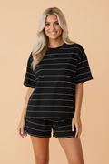 The Teagan Stripe Lounge Set