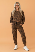The Chloe Kate Leopard Lounge Set