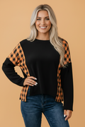 The Hallie Halloween Pumpkin Patch Top