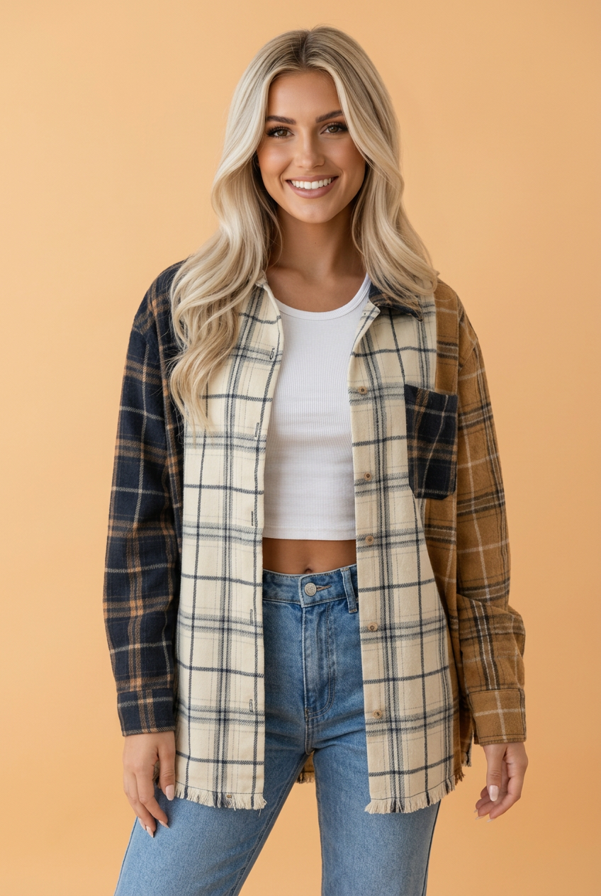The Collins Plaid Shacket