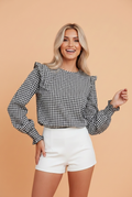 The Gracelyn Mae Gingham Blouse