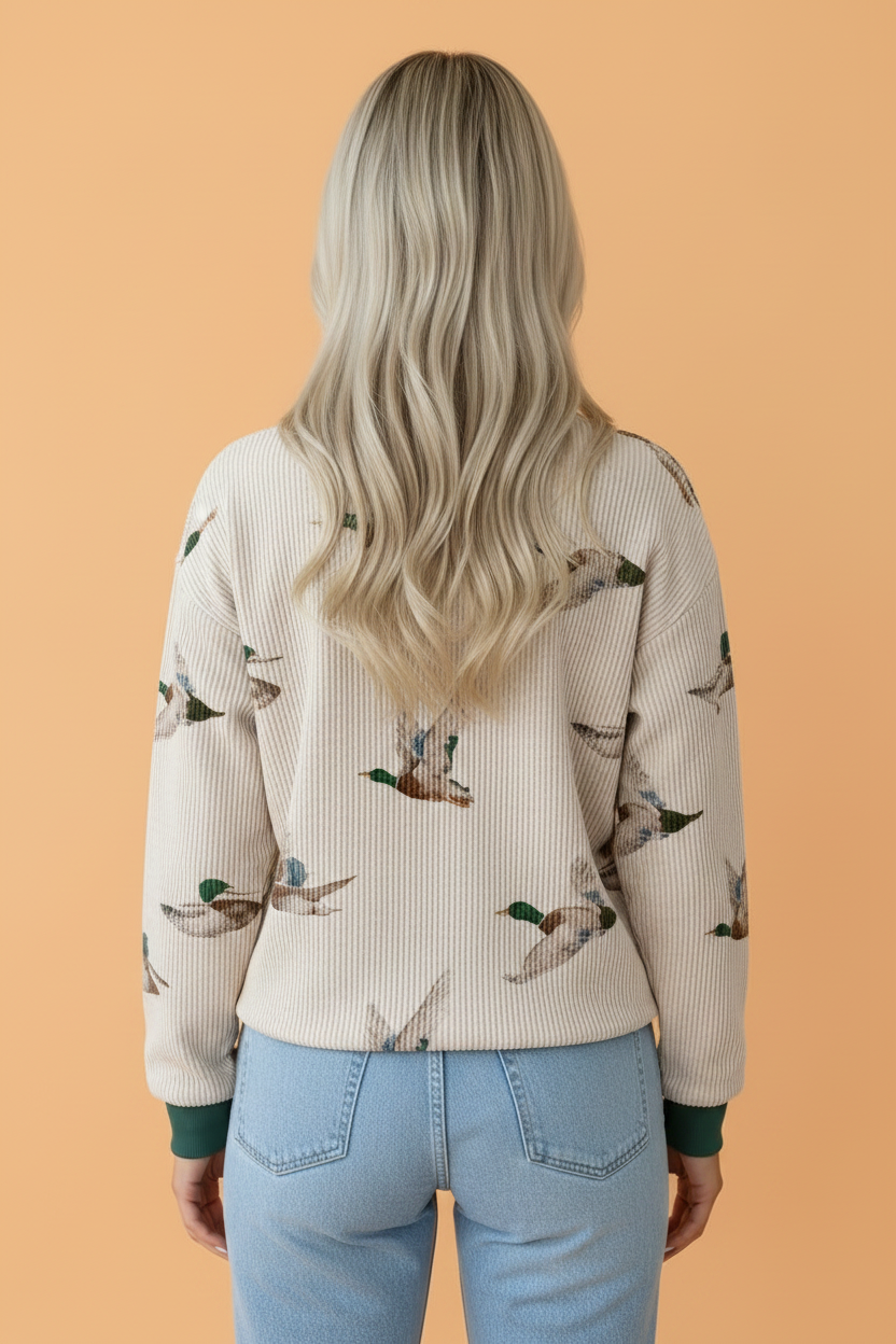 The Avery Mallard Knit Top