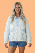 The Emma Rae Floral Quilted Sweatshirt
