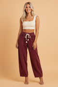 The Bronwyn Corduroy Drawstring Pants