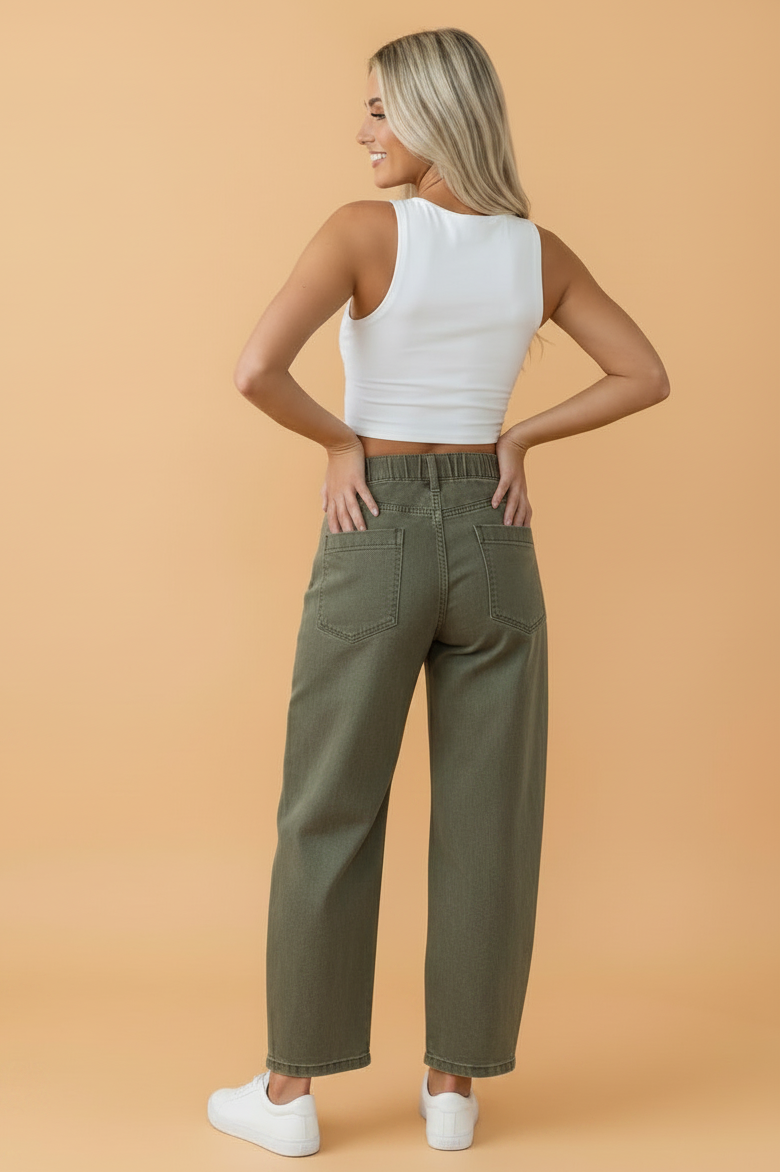 The Maisie Denim Barrel Jeans