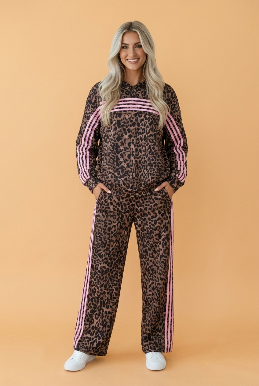 The Cléo Leopard Lounge Set
