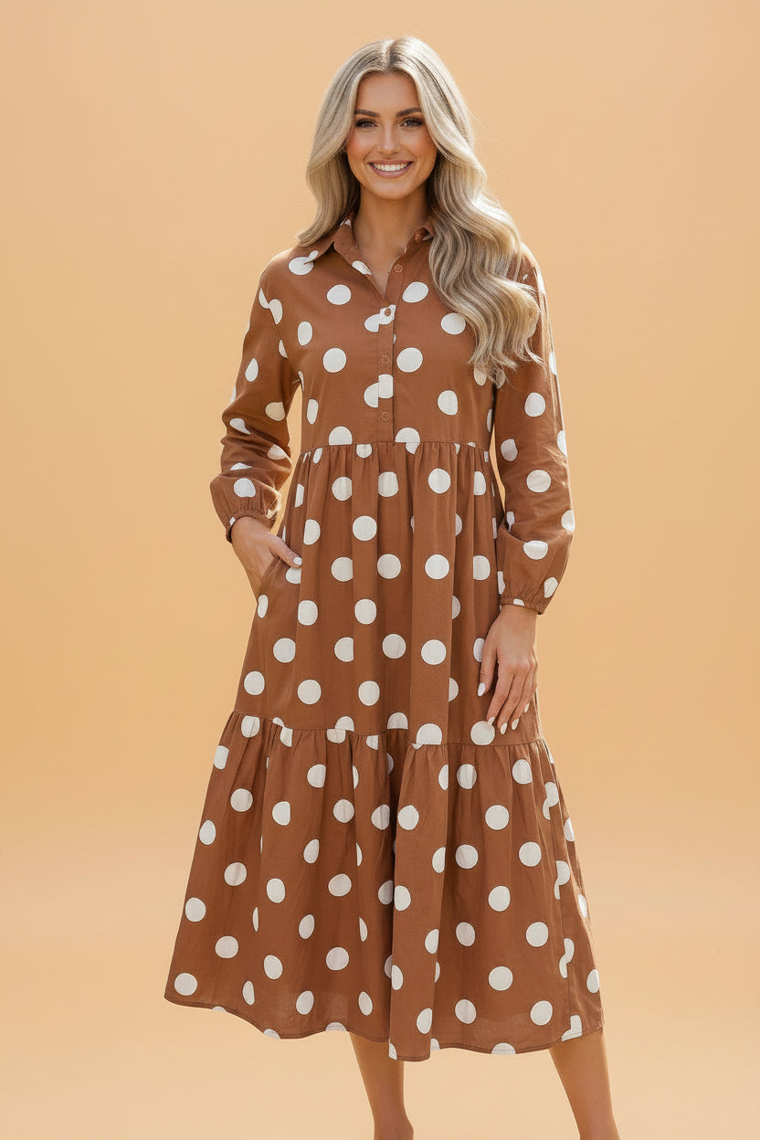 The Callie June Polka Dot Dress