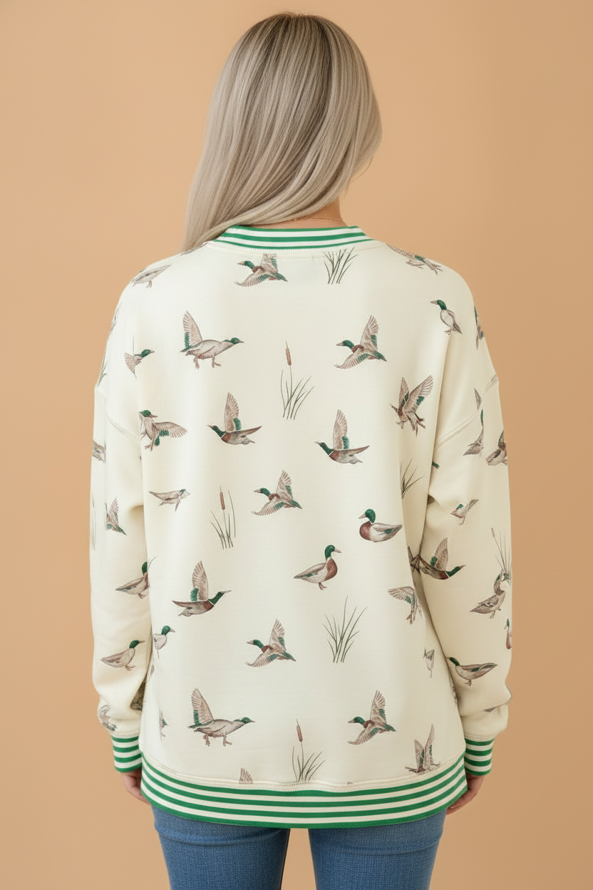 The Sawyer Duck Print Sweatshirt