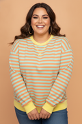 The Skye Rose Stripe Sweatshirt