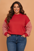 The Addilyn Gingham Sweatshirt