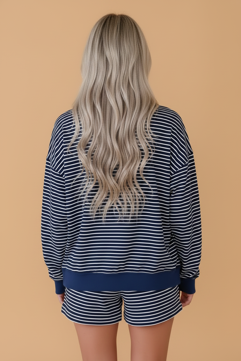 The Quincy Stripe Lounge Set