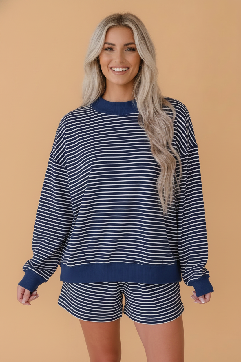 The Quincy Stripe Lounge Set