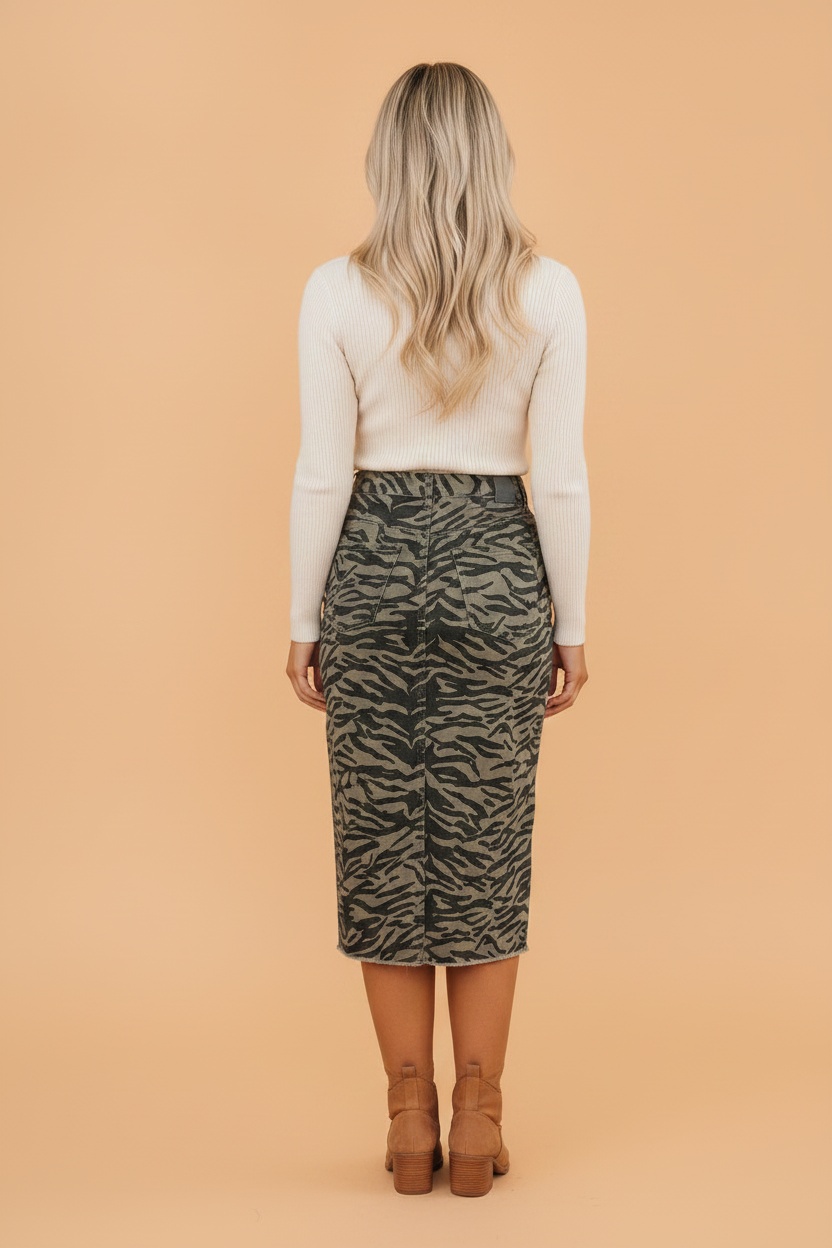 The Tatum Denim Skirt