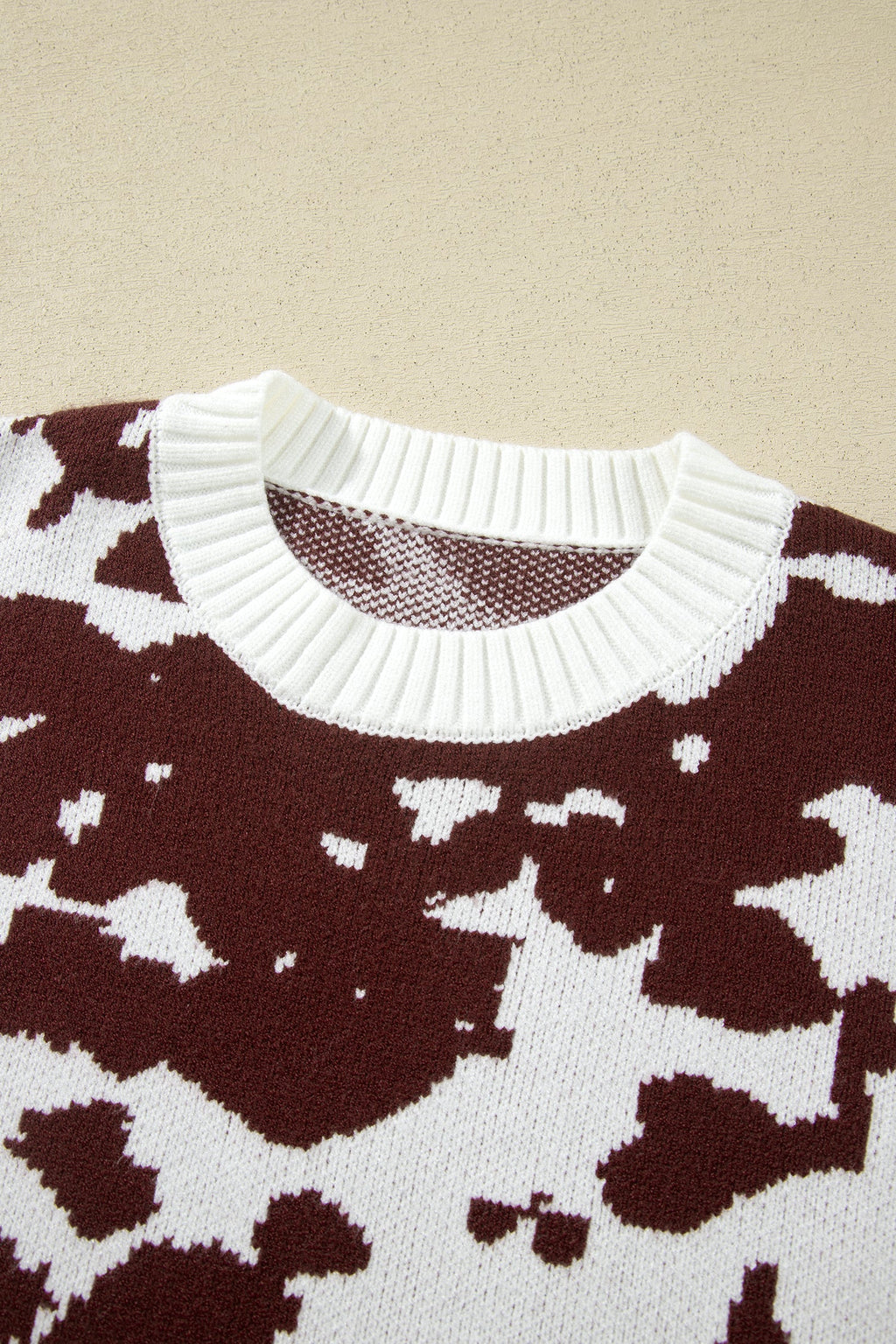 The Oakley Cow Print Sweater