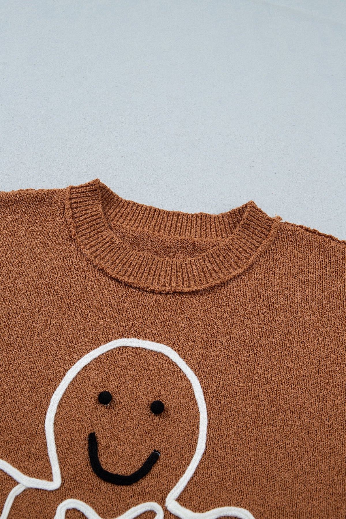 The Gingerbread Drop Shoulder Oversized Christmas Sweater